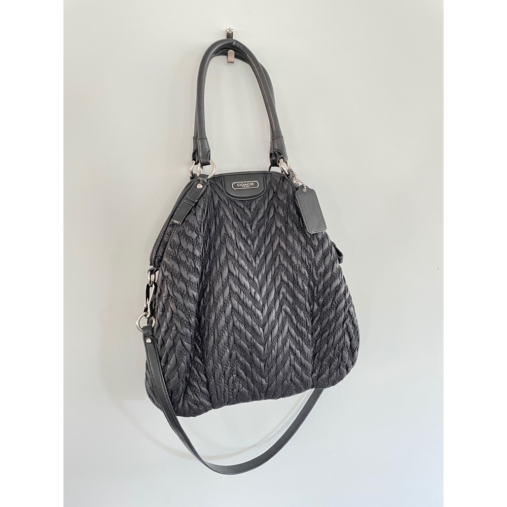 Coach nylon quilted bag